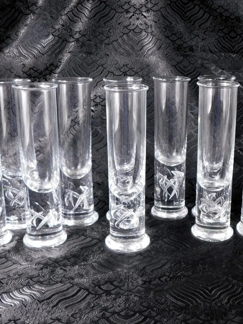 Set of Ten Holmegaard High Life Beer or Pilsner Glasses  # 24077
